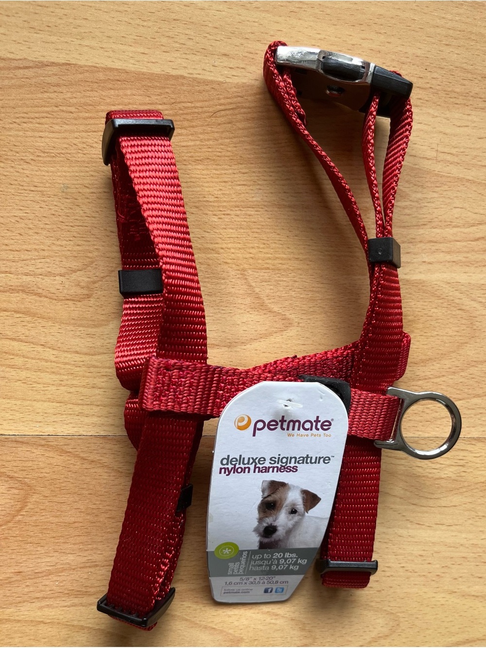 Petmate Deluxe Signature Burnt Orange Nylon Dog Harness